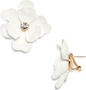 Carolina Herrera Flower Stud Earrings