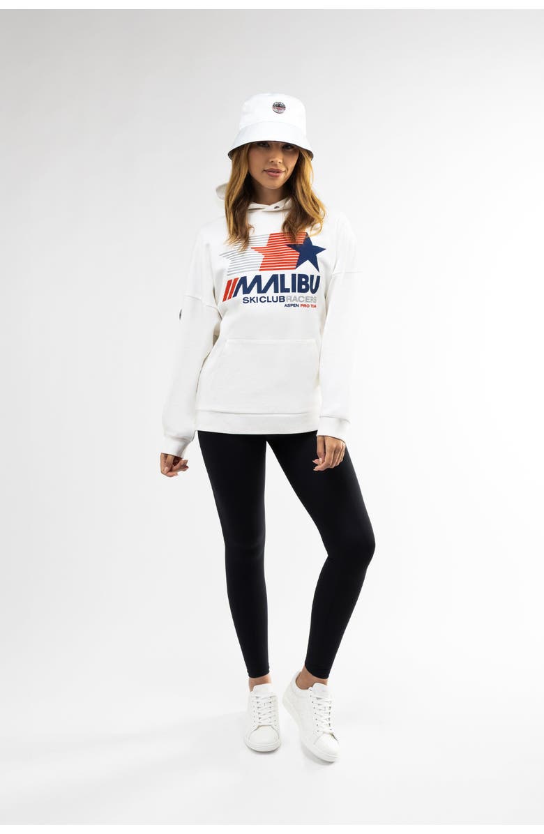 Malibu Ski Club Malibu Racer Hoodie, Alternate, color, White
