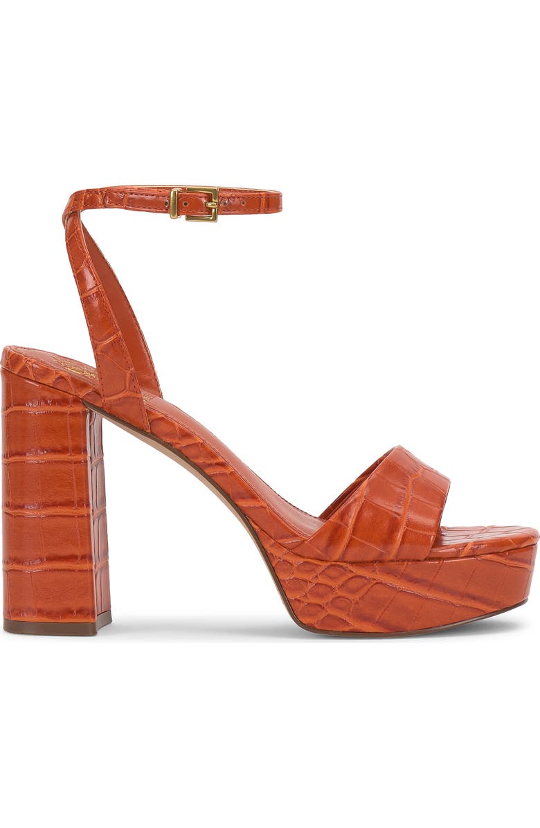 Vince Camuto Pendry Ankle Strap Platform Sandal, Alternate, color, Sunset