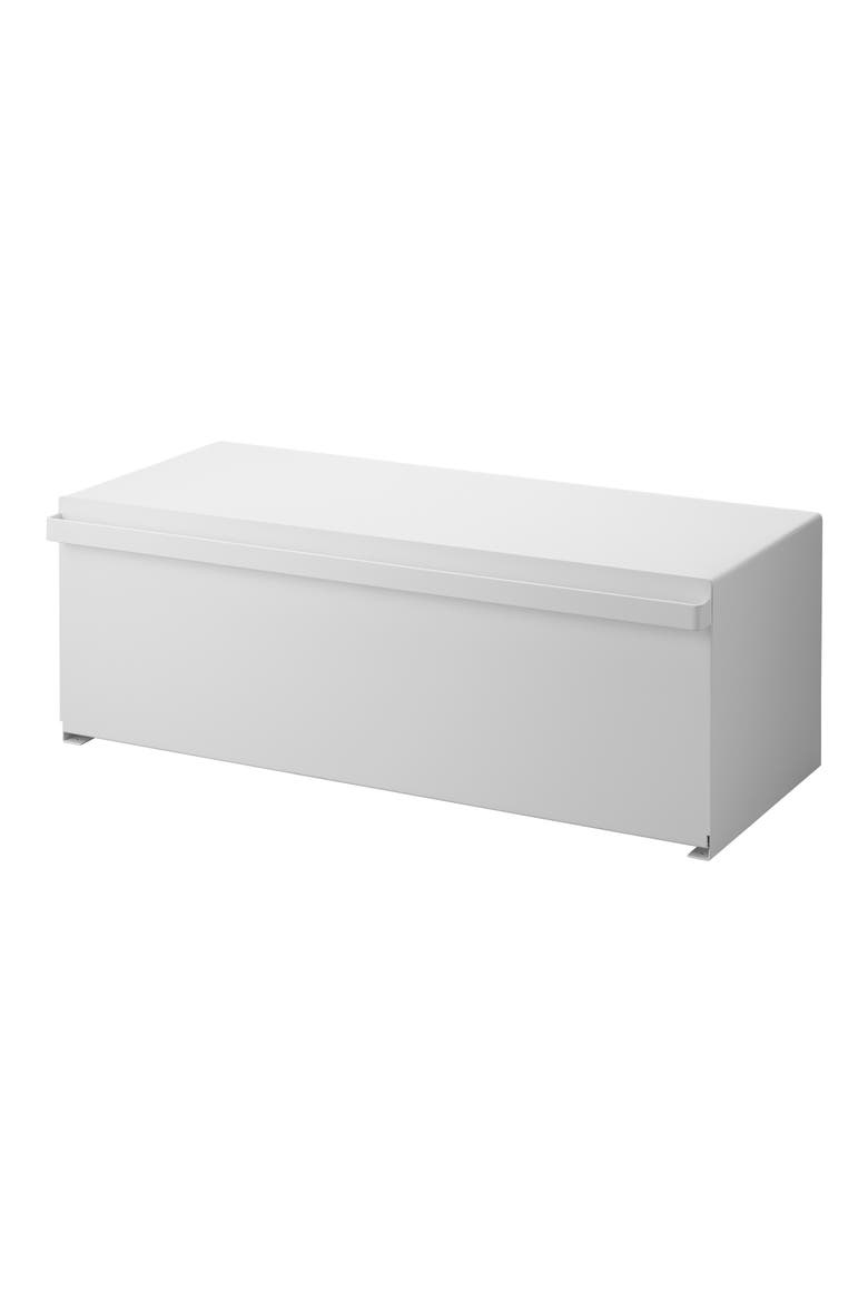 Wide Bread Box, Main, color, WHITE
