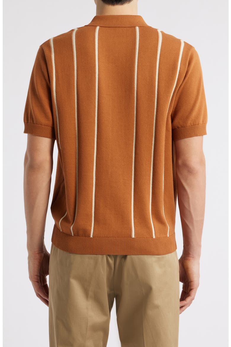 Micro Cable Polo, Alternate, color, TOBACCO