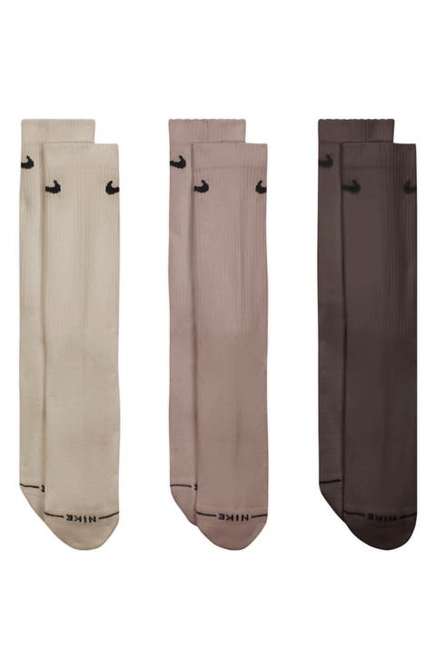 Everyday Elevated Assorted 3-Pack Dri-FIT Cotton Blend Crew Socks