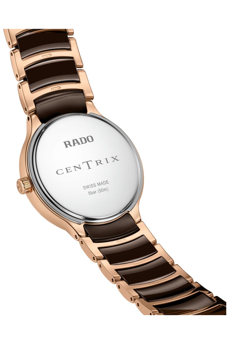 Centrix Diamond Bracelet Watch, 35mm, Alternate, color, BLACK