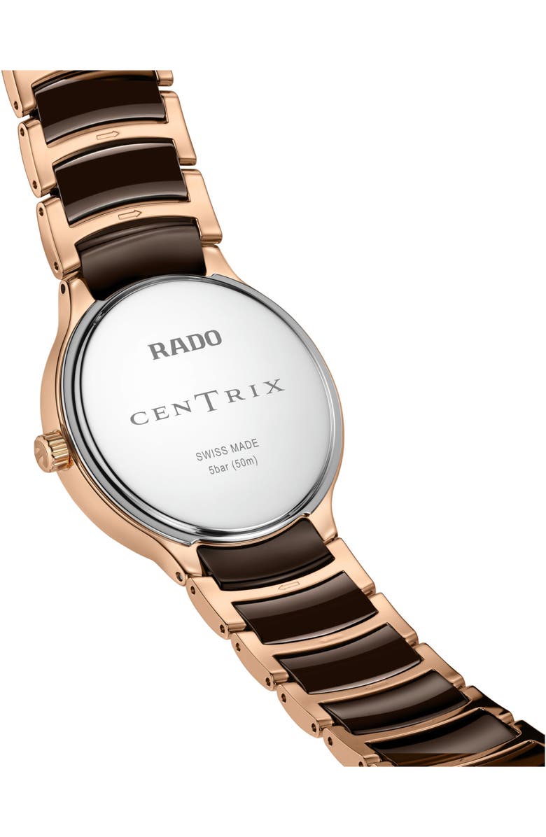 RADO Centrix Diamond Bracelet Watch, 35mm, Alternate, color,