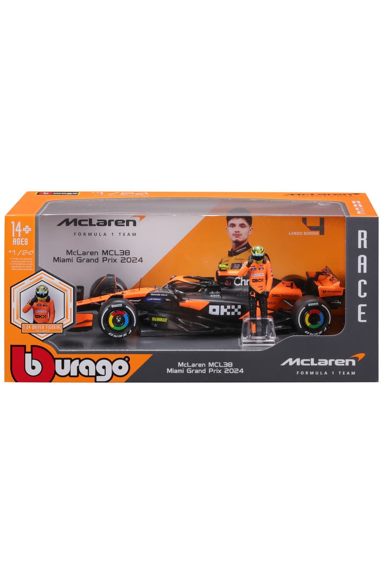 2024 McLaren MCL38 and Lando Norris Figure, Main, color, Multicolored