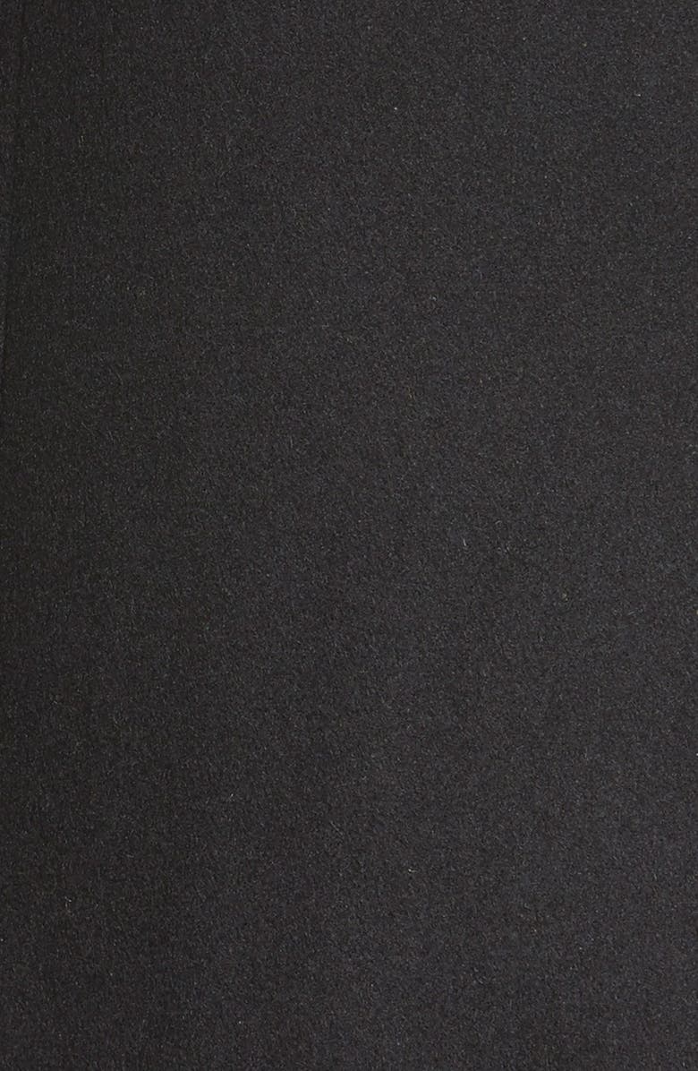 Via Spiga Stand Collar Wool Blend A-Line Coat, Alternate, color, 