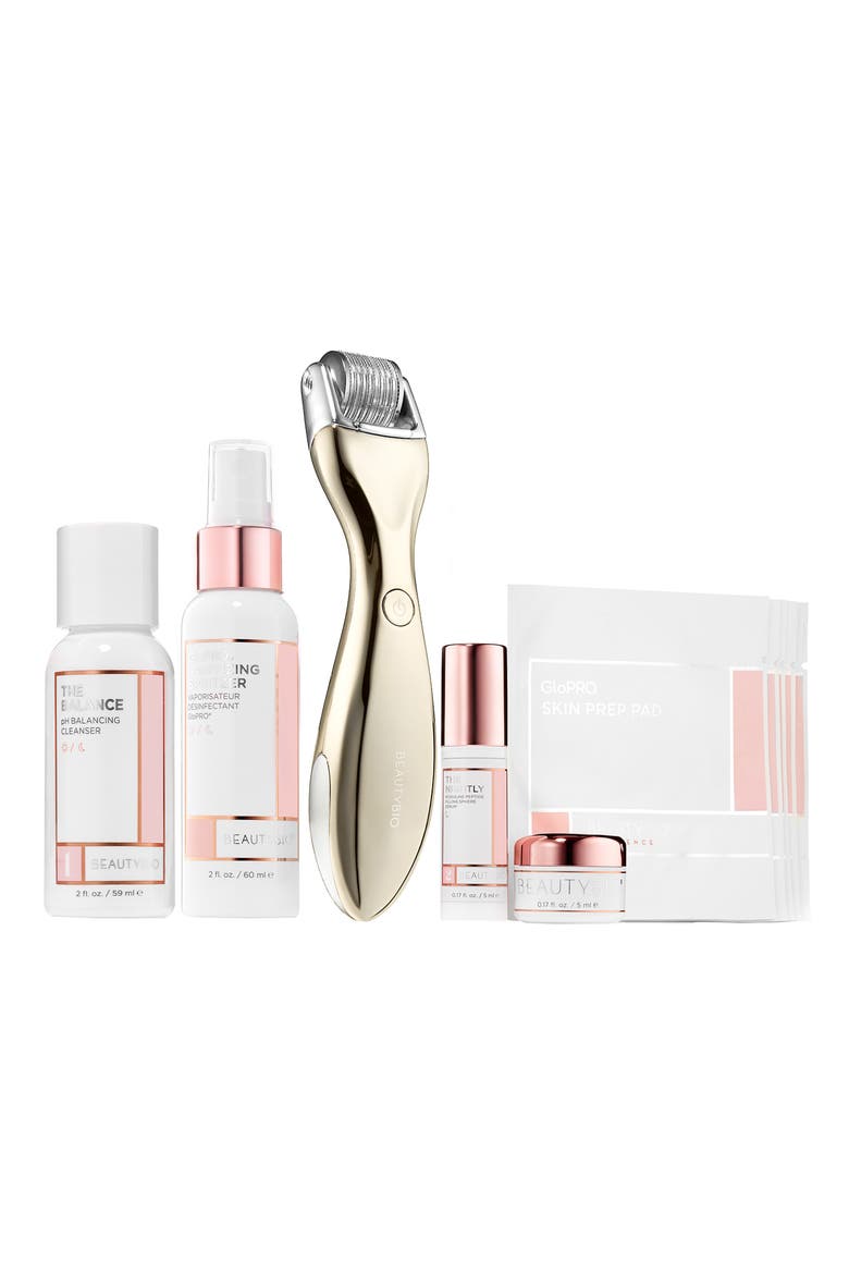 Metallic Gold GloPRO® Microneedling Regeneration Tool Set (Nordstrom Exclusive), Main, color, NO COLOR