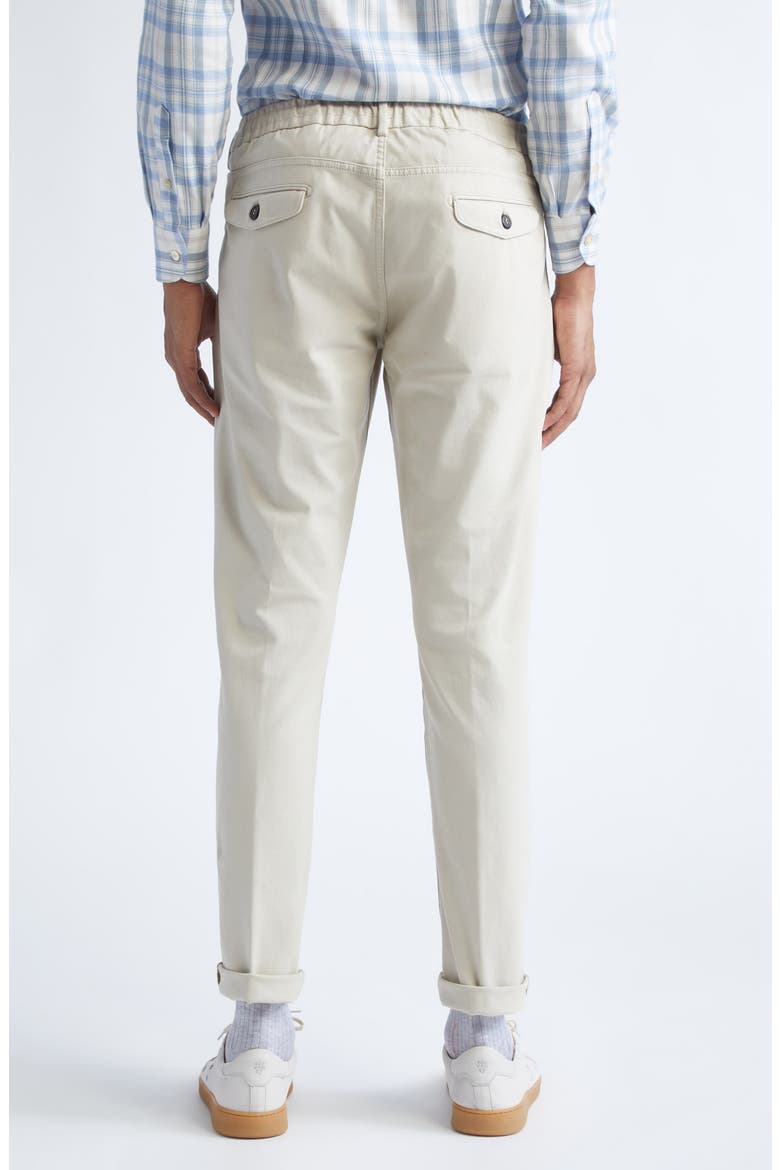 Stretch Cotton Blend Joggers, Alternate, color, SAND