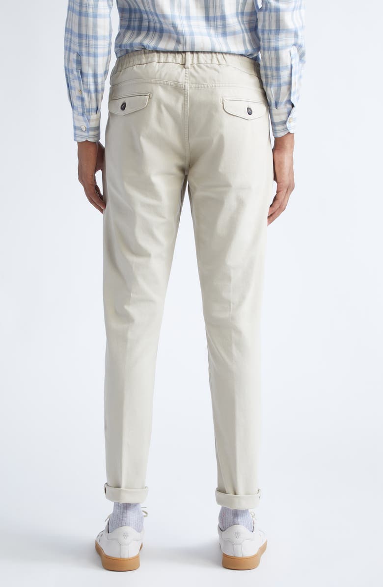 Eleventy Stretch Cotton Blend Joggers, Alternate, color, Sand