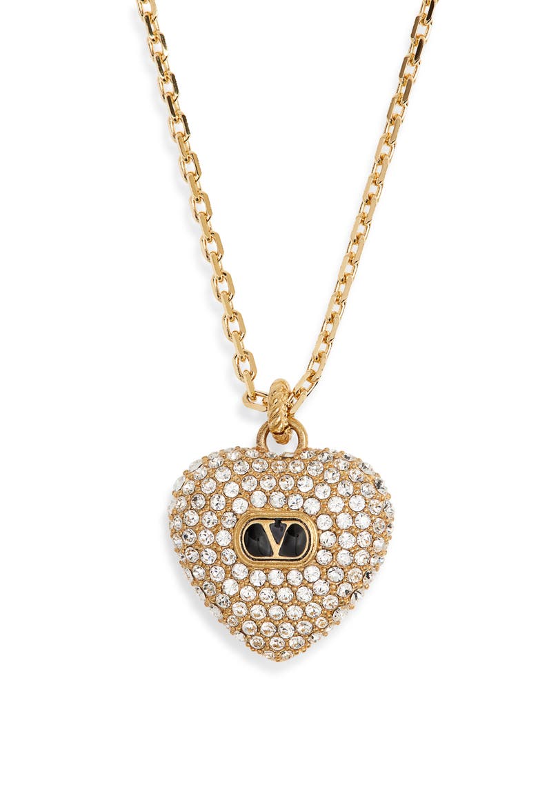 Coeur Royal Pendant Necklace, Main, color, ORO/ ROSSO