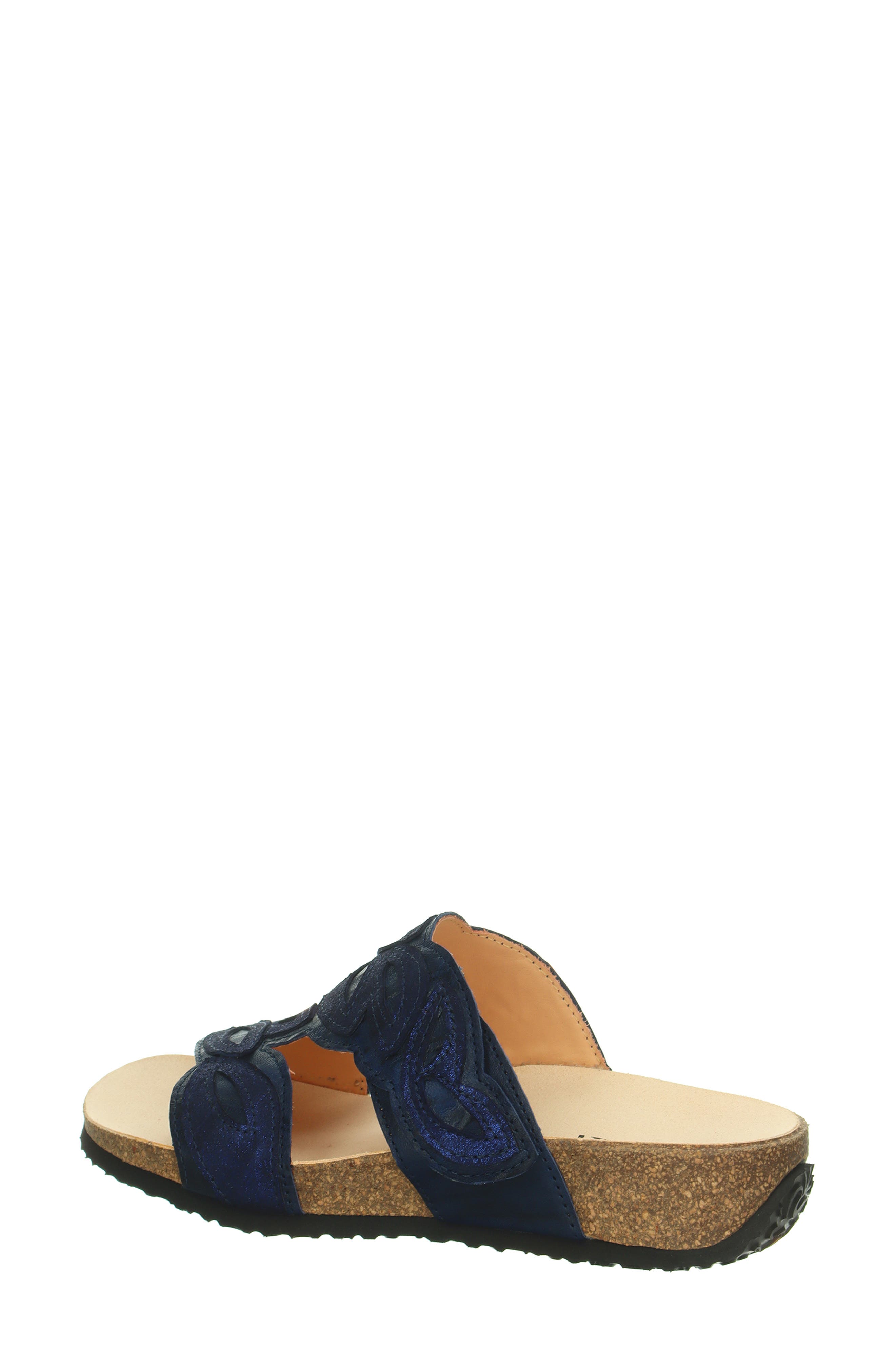 Mizzi Floral Sandal, Alternate, color, INDIGO/ KOMBI