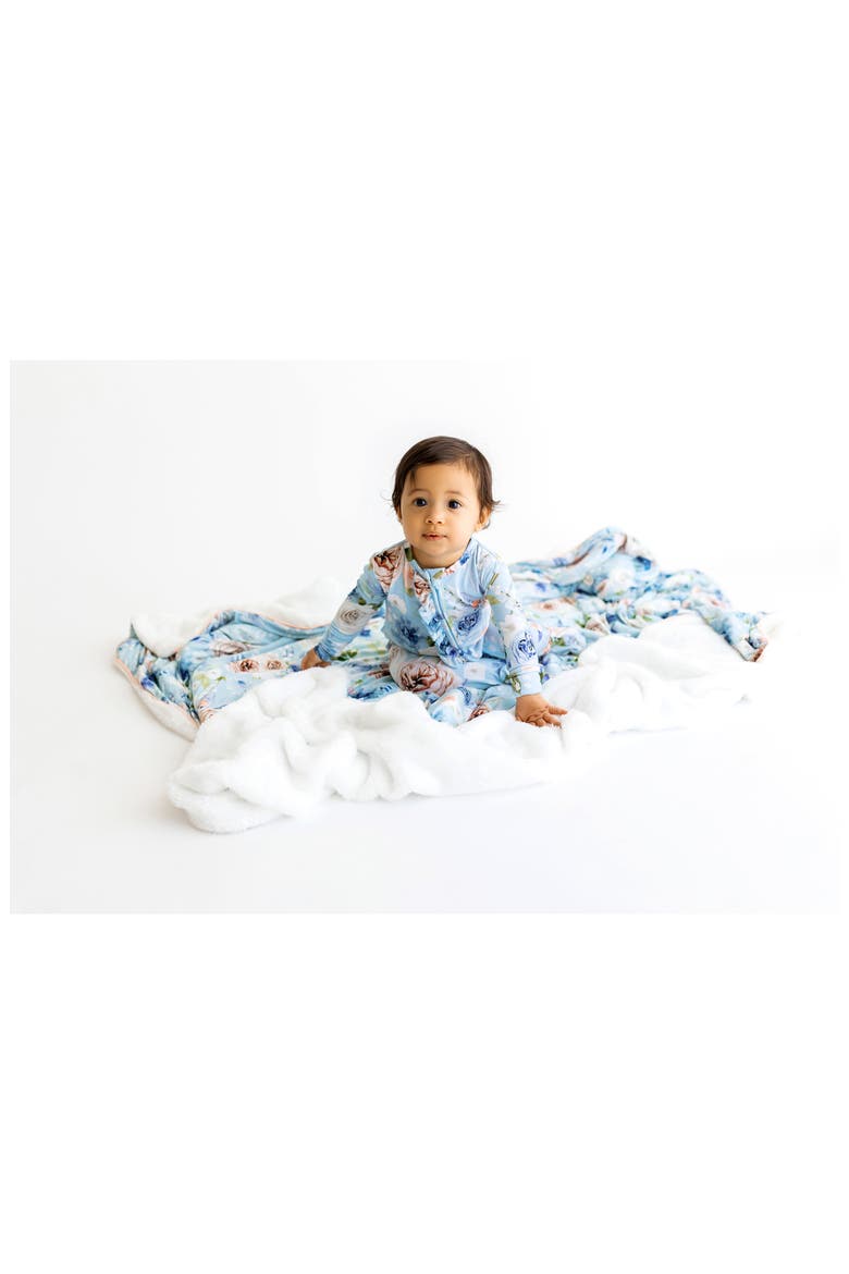 Frostine Luxe Plush Patoo Baby Blanket, Alternate, color, FROSTINE