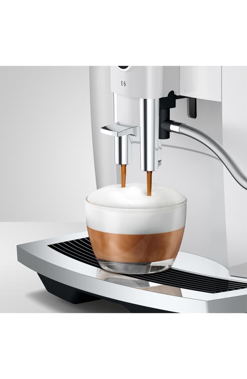 Jura E4 Coffee Machine In White