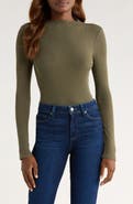 PAIGE Henrietta Long Sleeve Rib Top