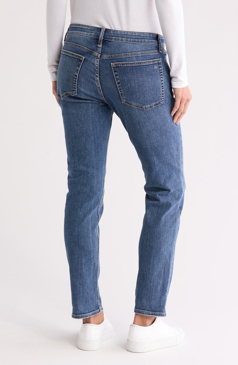 rag & bone Dylan Low Rise Slim Leg Cuffed Jeans, Alternate, color, 