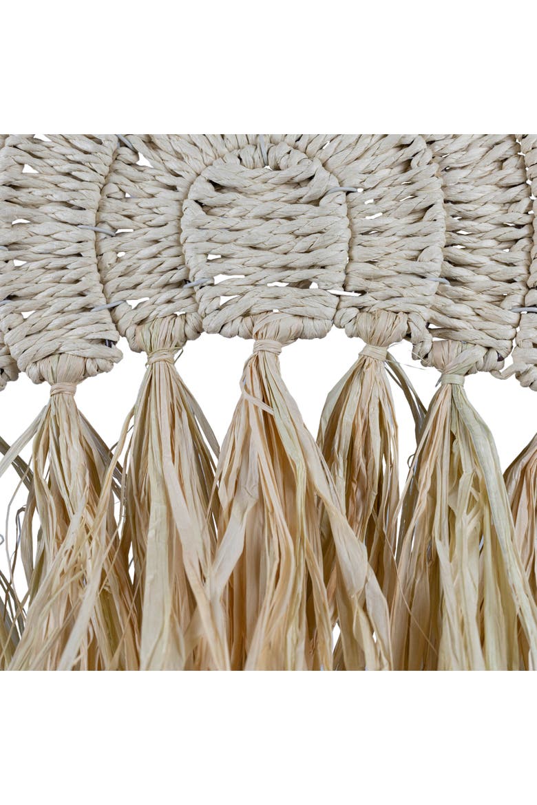 Harmony Arch Hanging Accent Seagrass & Raffia, Alternate, color, Beige