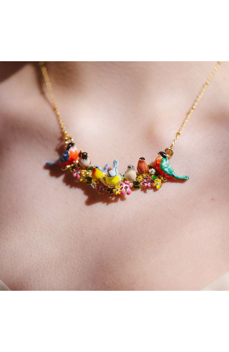 Bill Skinner Studio Goldcrest Songbird Serenade Necklace, Alternate, color, Songbird