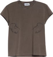 Jean Paul Gaultier Needle Embroidery Stretch Organic Cotton Baby Tee