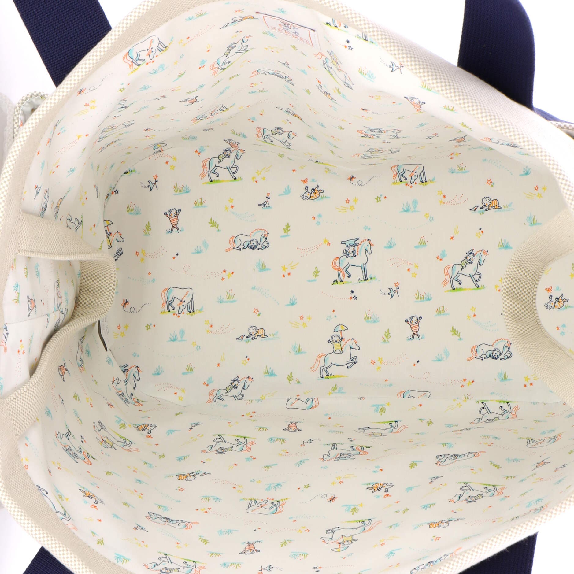 Cabriole Nappy Tote Canvas, Alternate, color, Beige