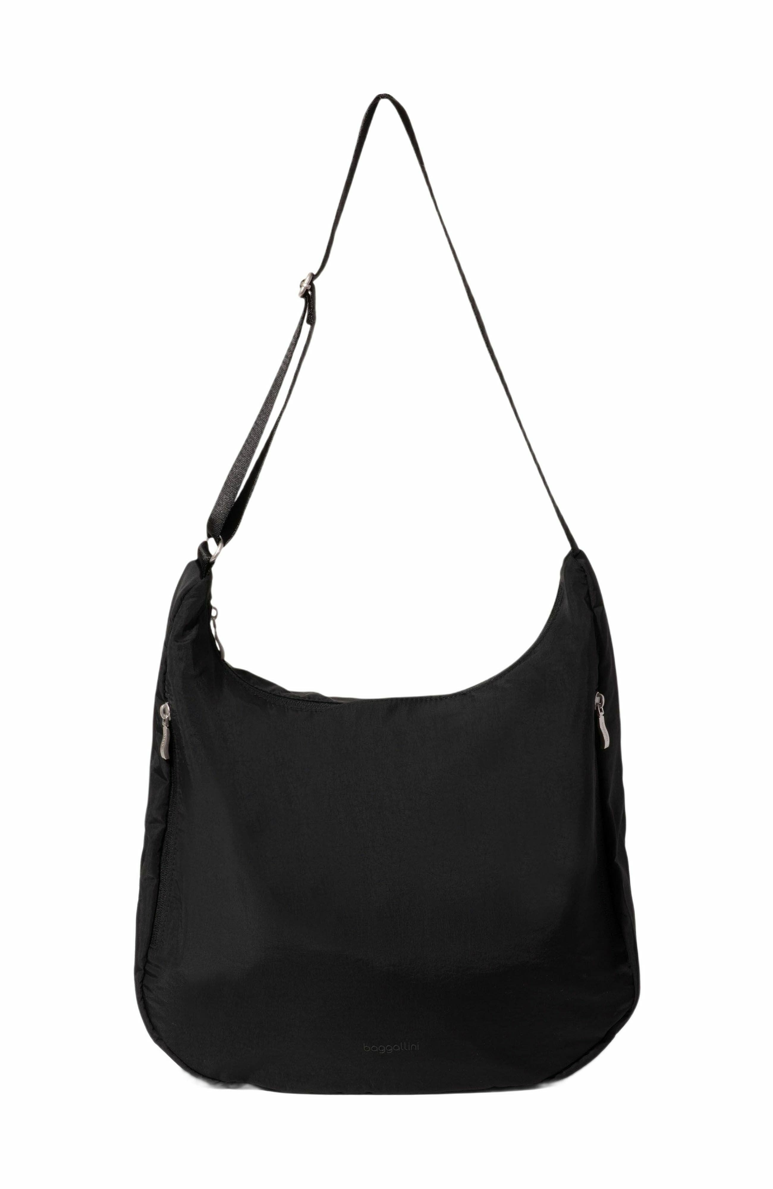 BAGGALLINI Swift Hobo Crossbody, Main, color, B-Lite Black