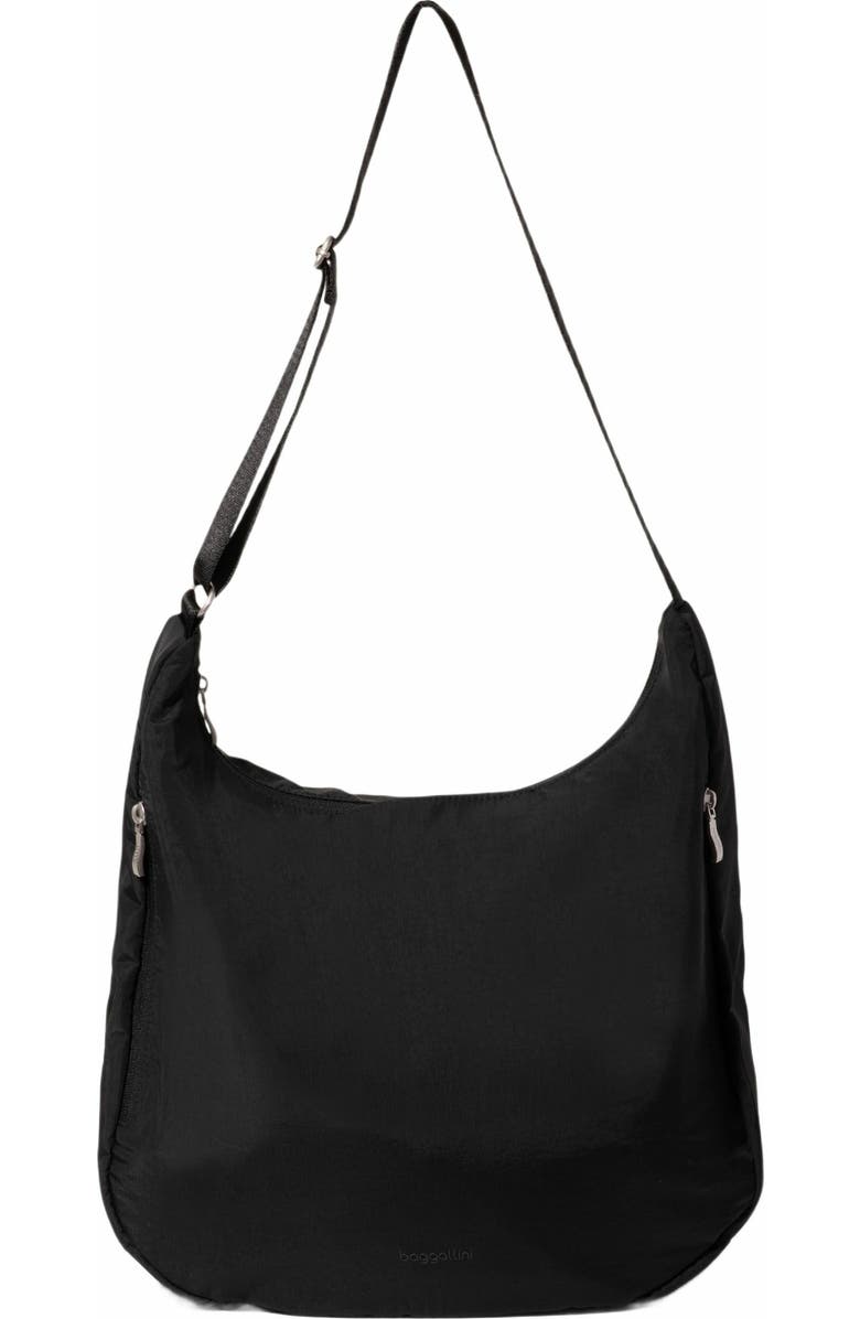 BAGGALLINI Swift Hobo Crossbody, Main, color, B-Lite Black
