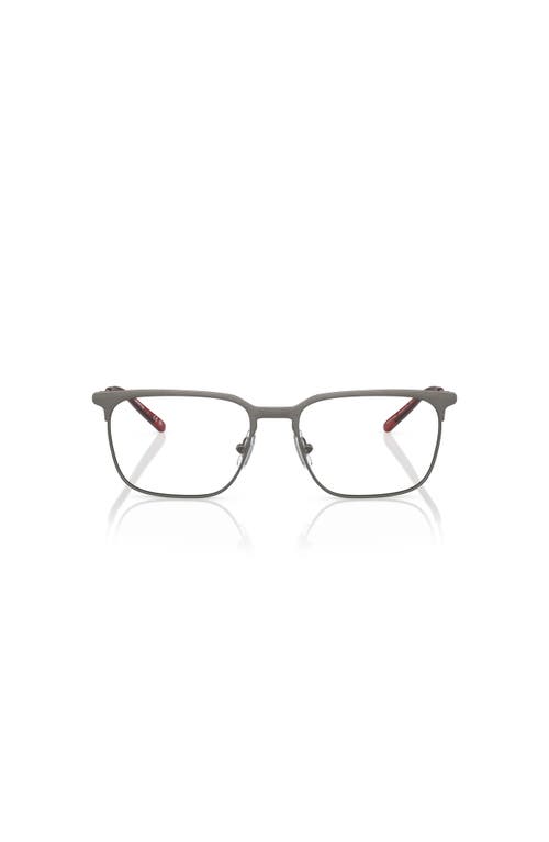 Arnette 53mm Rectangle Optical Glasses In Gray