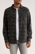 Union Cascade Buffalo Plaid Microfleece Button-Up Shirt