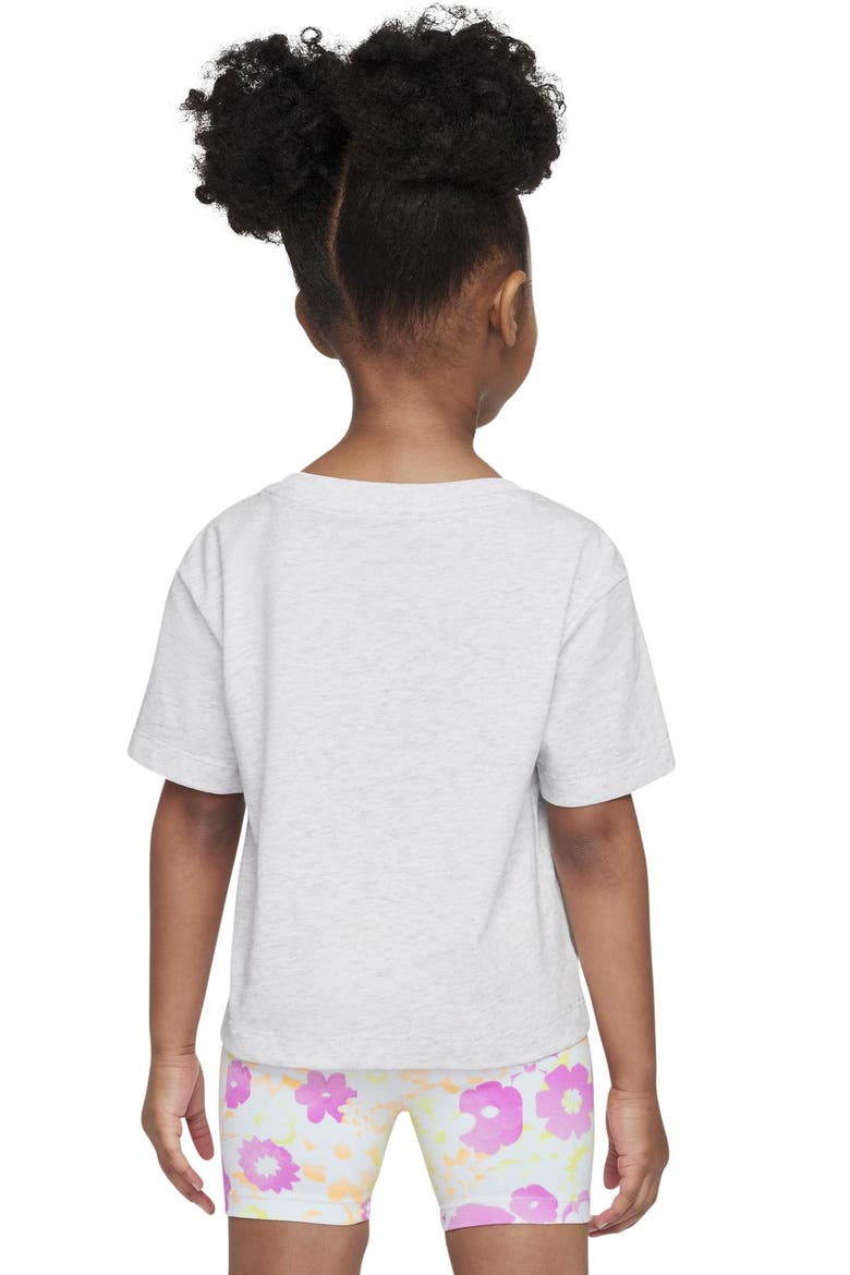Kids' Game Swoosh Match Boxy Graphic T-Shirt, Alternate, color, BIRCH HEATHER