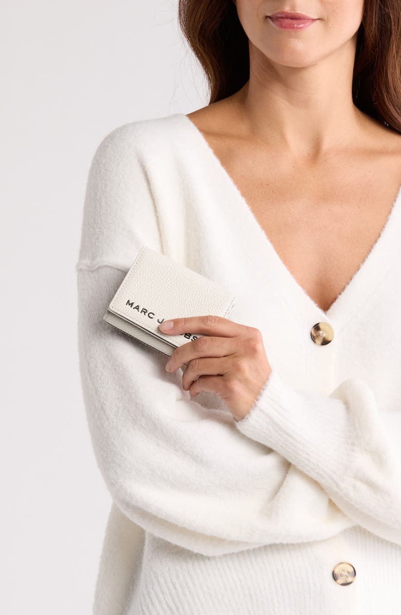 Marc Jacobs Medium Leather Trifold Wallet, Alternate, color,