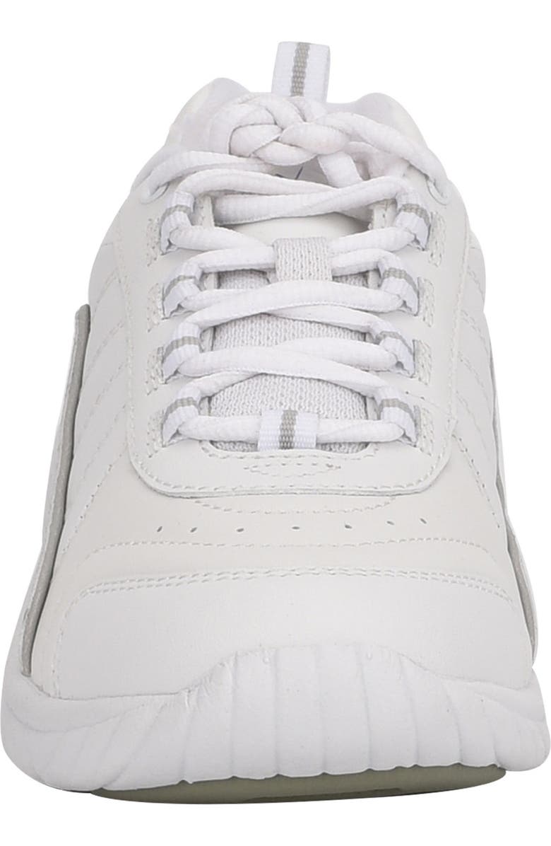 Easy Spirit Punter Sneaker, Alternate, color, White Leather