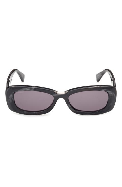 53mm Rectangular Sunglasses