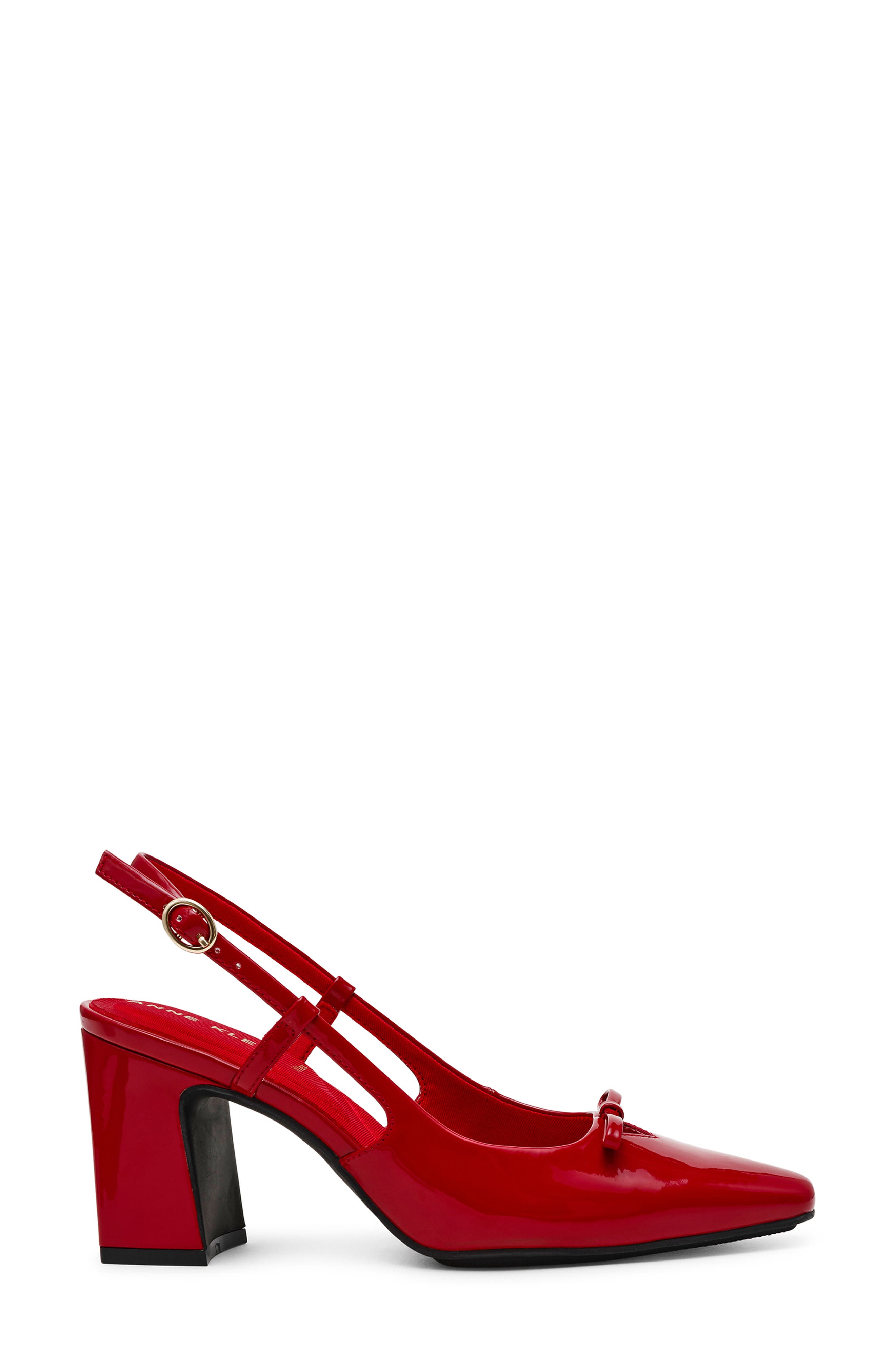 Aniston Slingback Pump, Alternate, color, RED PATENT