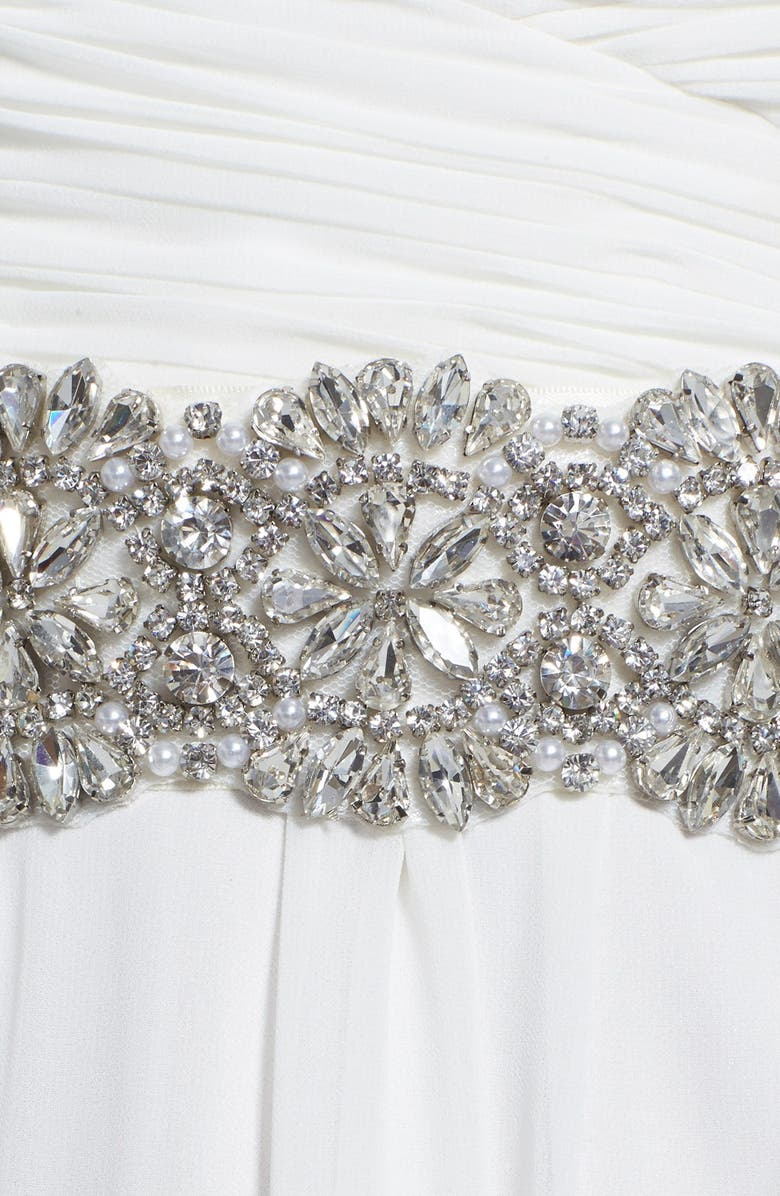 Nina 'Ginger - Dramatic' Crystal Belt, Alternate, color, 