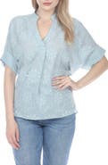 RAIN AND ROSE Embroidered Cotton Shirt