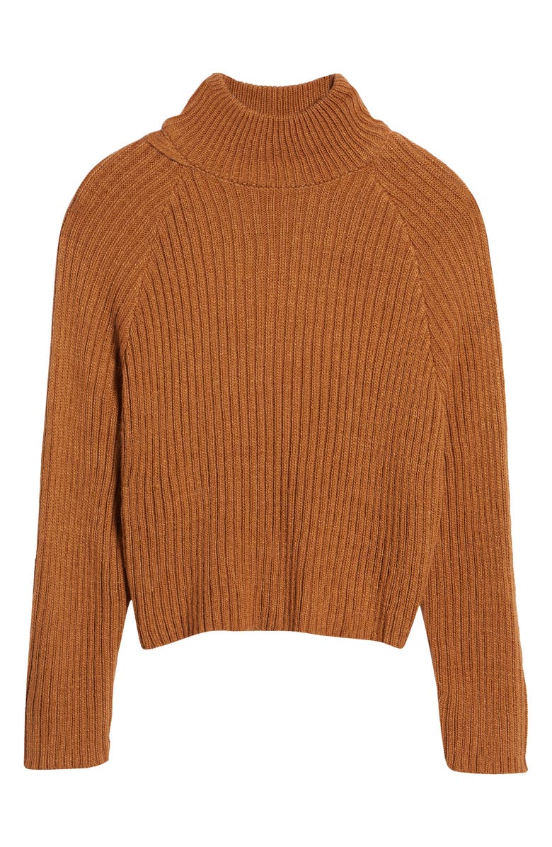 Ten Sixty Sherman Open Back Mock Neck Sweater, Alternate, color,