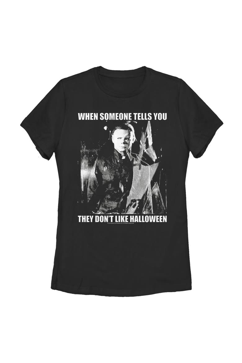 Women's Halloween II Michael Myers Love It or Else  Graphic T-Shirt, Main, color, Black