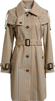 London Fog Water Resistant Belted Trench Coat