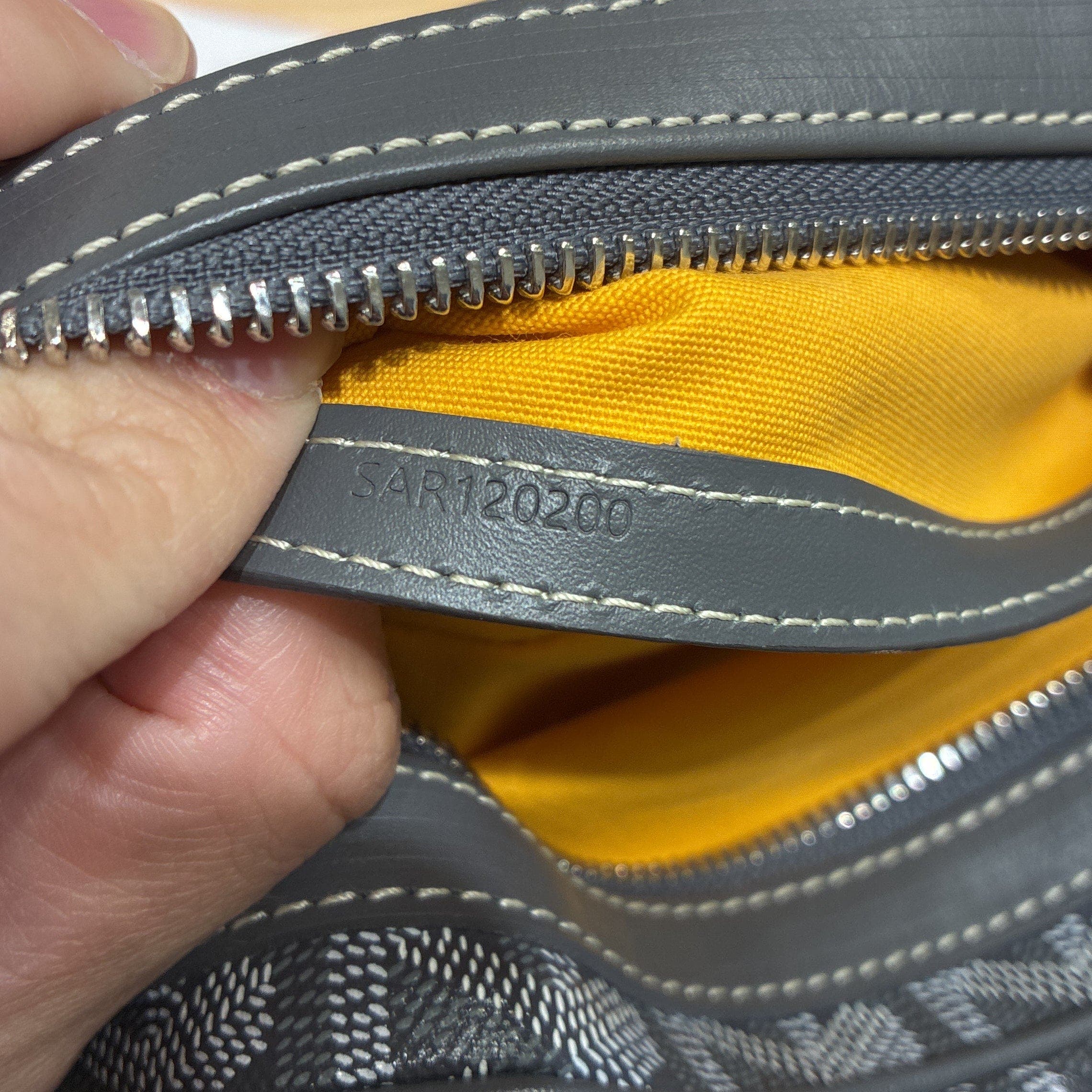Cap Vert Bag Coated Canvas, Alternate, color, Grey