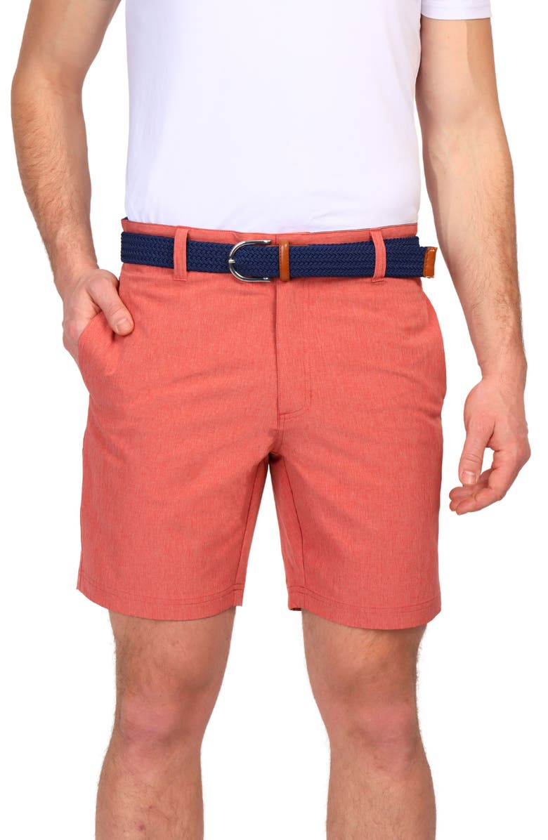 TailorByrd Performance Shorts, Alternate, color, Sunwashed Red