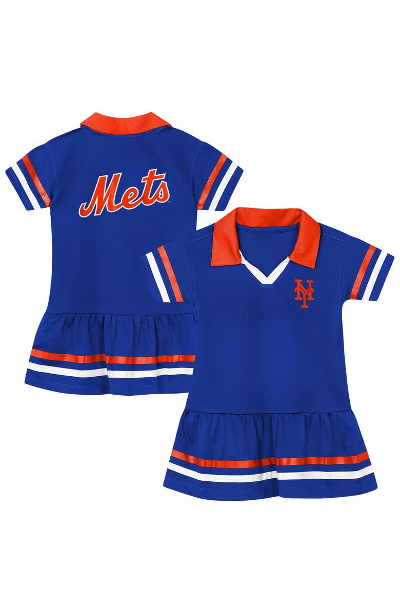Outerstuff Preschool Outerstuff Royal New York Mets Big League Hit Dress, Main, color, Royal