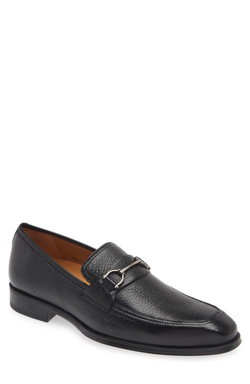 Mezlan Bit Loafer in Black 