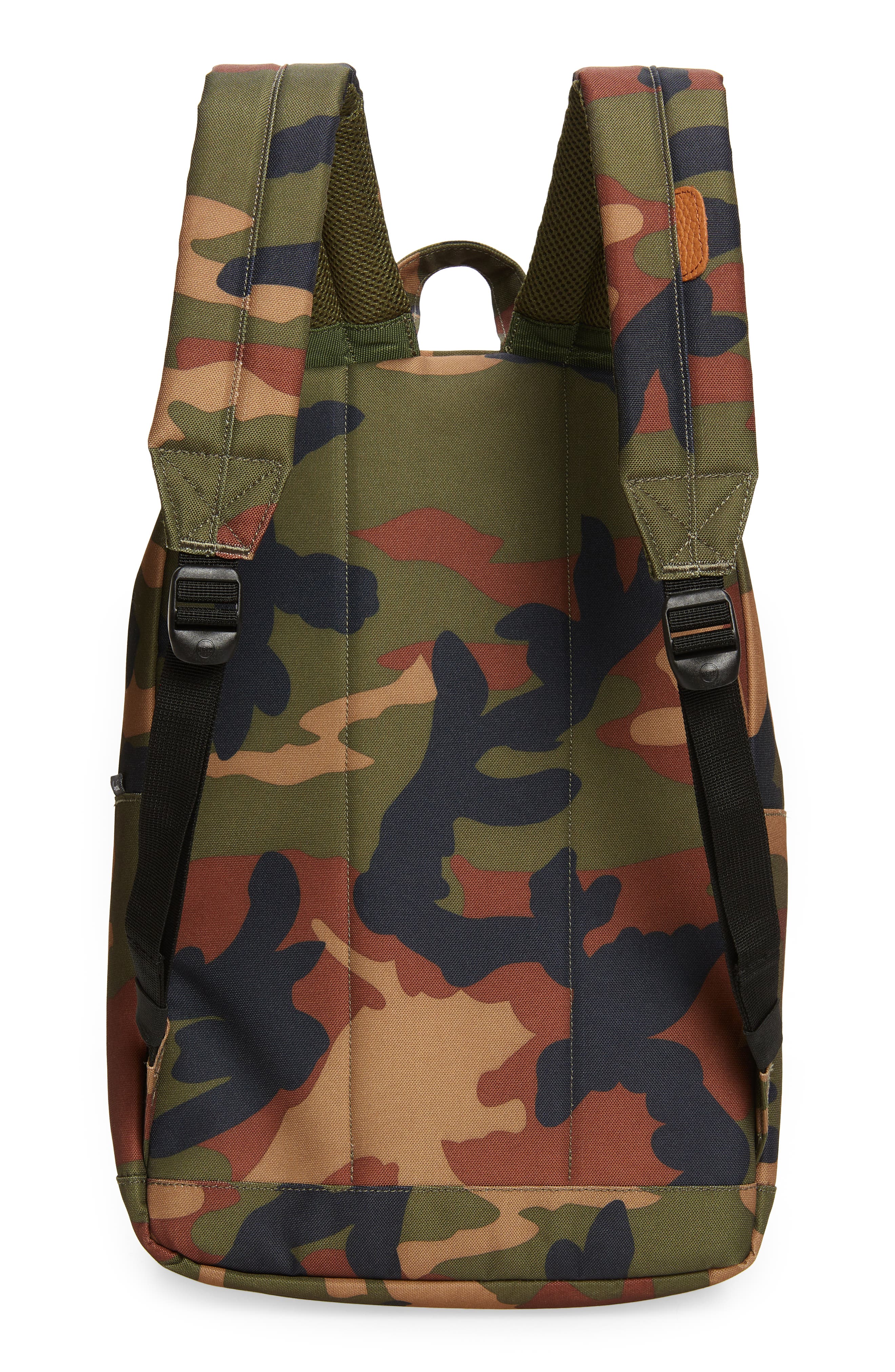 Pop Quiz Water Resistant Backpack, Alternate, color, WOODLAND CAMO BLACK