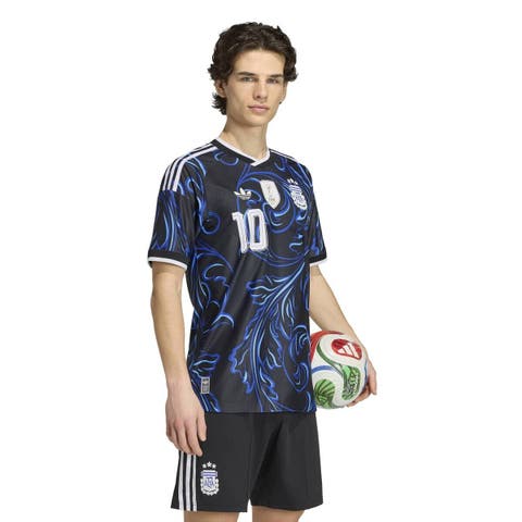 Men's adidas Lionel Messi Black Argentina National Team 2026 Away Authentic Player Jersey
