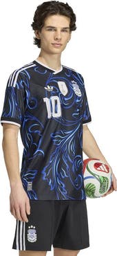 adidas Men's adidas Lionel Messi Black Argentina National Team 2026 Away Authentic Player Jersey