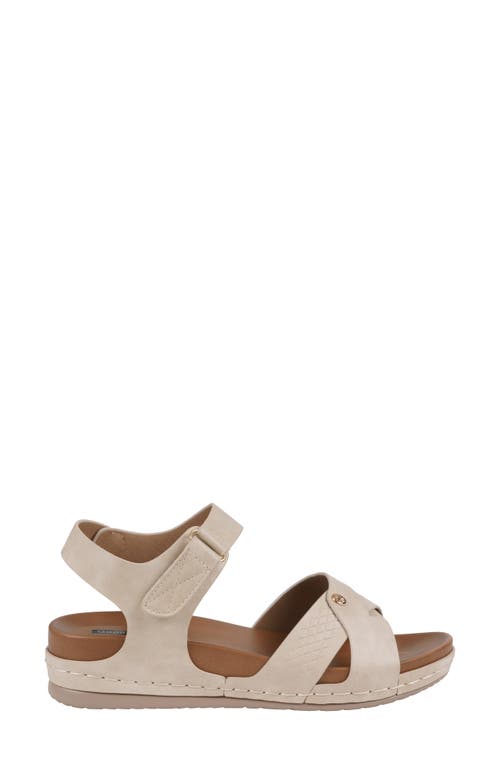 Gc Shoes Nala Comfort Wedge Sandal In Beige