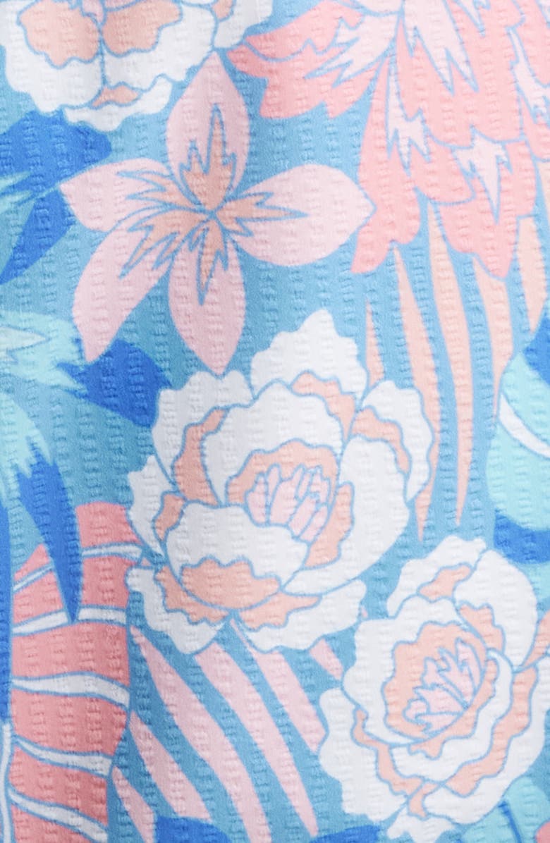 Vintage Summer Seersucker Volley Swim Trunks, Alternate, color,