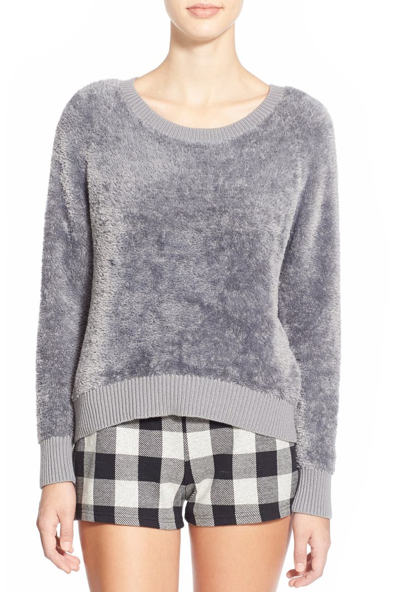 Crewneck Pullover, Main, color, GREY FROST