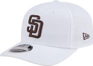 New Era Men's New Era White San Diego Padres COOLERA 9SEVENTY Adjustable Hat