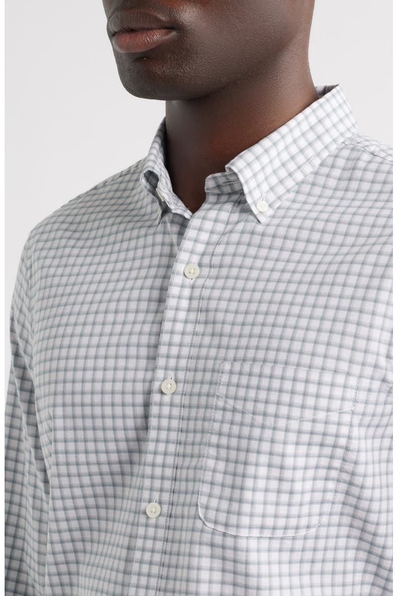 Payne Grid Check Button-Down Shirt, Alternate, color, WHITE PAYNE GRID