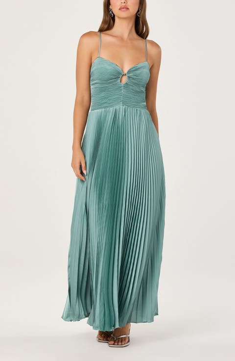 Alaia Pleat Evening Gown